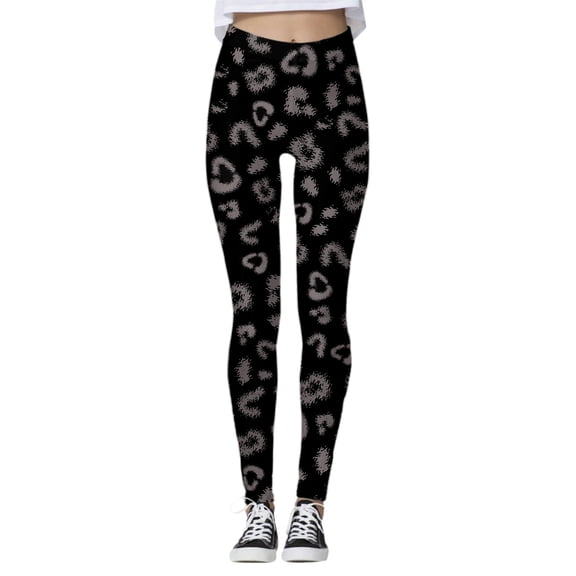 Women's Leopard Print Tight Leggings Women Casual Pants plus Size Long Womens Casual Pants for Work Comfy Pants Womens Pants Casual Short Womens Casual Leggings Stretchy Work Pants Cropped Pants for