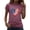 Red, white, and blue, variant on Pxxlle Fourth of July Shirts for Women Funny USA Flag Graphic Tees Patriotic Short Sleeve T Shirts Independence Day Crewneck Tshirt S