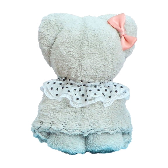 Baby Shower Favors Bear Bath Towel Gift Soft Coral Fleece Hand Towels for Wedding Graduation Valentine Baby Baptism Birthday Souvenir Supplies -12x12 inch