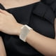 thumbnail image 3 of Brazalete abierto asimétrico shamjiam pulsera de cumpleaños Blanco, 3 of 8