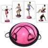 Costway 23 Yoga Ball Balance Trainer Yoga Fitness Strength Exercise Workout w/Pump Rose