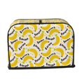thumbnail image 2 of Fotbe Banana Fruit for Two Slice Toaster Cover, Fingerprint Protector, Super Soft Appliance Cover And Dust Cover,Bread Dust Cover & Fingerprint Protection, 2 of 7