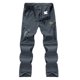 thumbnail image 1 of Pantalones largos de nailon para hombre, con cremallera, para escalada, secado rápido, informales, con botones y bolsillos laterales., 1 of 3