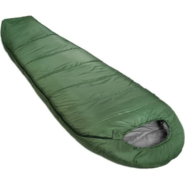 Olive Green Cold Weather Mummy Sleeping Bag