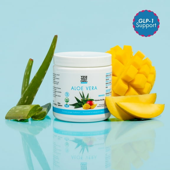 Yes You Can Aloe Vera Drink Mix, Natural Organic Aloe Leaf Powder