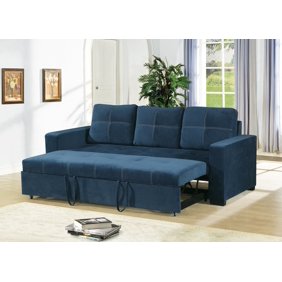 Pezzan Firenze Queen Pull Out Sofa Bed In Dark Gray Walmart Com