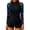 Black Tropical, variant on Women's Long Sleeve Rash Guard Swimsuit Set 2 Piece Zip Front UV Sun Protection Swim Shirt with Boyshorts Bathing Suit for Beach Surf Swimming