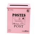 thumbnail image 4 of Buzón galvanizado Zulema Buzón de buzones de correo Rosado 23 x 6 x 30 cm, 4 of 6