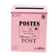 thumbnail image 4 of Buzón de de Metal Resistente para Exteriores, Buzón de Cartas, en , Cubierta de Buzón de Puerta, Soporte de Almacenamie Rosado Soledad Buzón de buzones de correo, 4 of 6