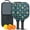 Pioneer Flower Floral-1, variant on Pickleball Paddles Set,Pioneer Flower Floral Print Pattern Fiberglass Surface Pickleball Racket Set with 2 Indoor Outdoor Pickleball Balls and Pickleball Bag,Pickle-ball Equipment