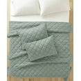 Better Homes & Gardens Sage Green Diamond Gauze Quilt, King