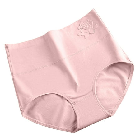 Kmdttou Panties for Women s Lace Abdomen Mid-rise Waist And Hip Lift Comfortable Body Breathable Underwear Briefs (Available in Plus Size)