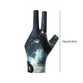 thumbnail image 2 of BLEEUS Left Hand Billiard Glove 3 Finger Snooker Cue Sport Glove Billiard Pool Glove(c) Sporting Supplies (C), 2 of 10