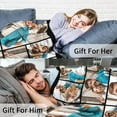 thumbnail image 5 of Custom Blanket with Photo Personalized Blankets and Throws Picture Blanket for Mothers Day Birthday Customized for Mom Dad Couple Girlfriend Boyfriend Wife Husband Blankets, 5 of 5