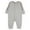 Grey, variant on Baby Girl Romper Solid Long Sleeve Spring Summer Jumpsuit for Baby Newborn Breathable Soft Romper with Snap Closure Easy to Wear Newborn Onesies Boy White 6 Months-9 Months