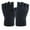 #408-Black, variant on Warop Unisex Half-Finger Thermal Gloves, Solid Color Knitted Thickened, for Outdoor Sports and Daily Activities