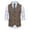 Brown, variant on Mens Western Herringbone Suit Vest Tweed Wool Blend Slim Fit Waistcoat Blue
