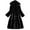 Black, variant on Wdfiry 2024 Clearance Winter Coats for Women,Warm Thick Faux Fur Coat Big Hooded Parka Overcoat Plus Size Long Sleeve Open Front Fluffy Windbreaker Jacket