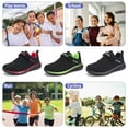 thumbnail image 6 of Kids Sneakers Boys Girls Lightweight Breathable Running Shoes Kids Athletic Tennis Sneakers, 6 of 7