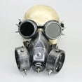 thumbnail image 4 of Steampunk Máscara De Gas Gafas Spikes Esqueleto Guerrero Máscara De La Muerte Mascarada Cosplay Disfraces De Halloween Props, 4 of 8