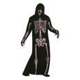 thumbnail image 3 of Skeleton Grim Reaper, Costume Matching Family, Set Hooded Robe Bloody, Skeleton Grim Reaper Costume Matching Family Set Hooded Robe Bloody Bone Print Halloween Outfit for Halloween Party, Men XXL, 3 of 8