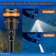 thumbnail image 2 of Luz de buceo ORCATORCH ZD710 MK2 con zoom, 1500 lúmenes, 2 of 8