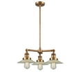 thumbnail image 4 of Innovations Lighting 207 Halophane Halophane 3 Light 22" Wide Chandelier - Polished Chrome, 4 of 7