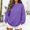 Purple, variant on FAHUOMU Crew Neck Sweatshirts Women' Oversized Dolman Sleeve Casual Fall Winter Pullover Tops