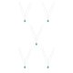 thumbnail image 1 of Collar en Capas Minnieouse Metal Decoración Cadena Hipoalergénicas Plata, 1 of 5