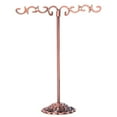 thumbnail image 2 of 3x Iron T Bar Earring Necklace Jewelry Display Stand earrings display Rack Copper-Balance, 2 of 9