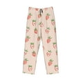 thumbnail image 4 of Goofa Strawberries Printed Soft Pajama Pants for Men, Wide Leg Comfy Casual Lounge Yoga Pants-Small, 4 of 9