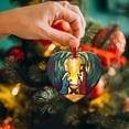 thumbnail image 5 of Clearance! Christmas Tree Decorations Nativity Scene Ornaments Acrylic 3D Christmas Hanging Ornament for Indoor Outdoor Decoration Party Supplies, Birth of Jesus Christian Decor Religious Gift, 5 of 6