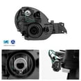 thumbnail image 3 of AKKON - For 2002 2003 Subaru Impreza Outback / RS / TS / WRX (Halogen Type) LED DRL Black Headlights Lamps Pair, 3 of 7