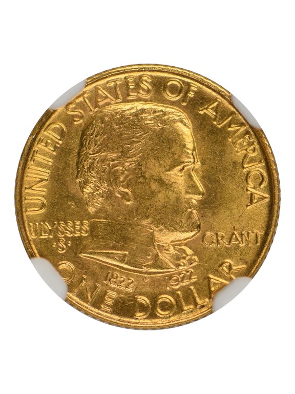 Collectible 1922 $1 Gold Grant Commemorative NGC MS-64