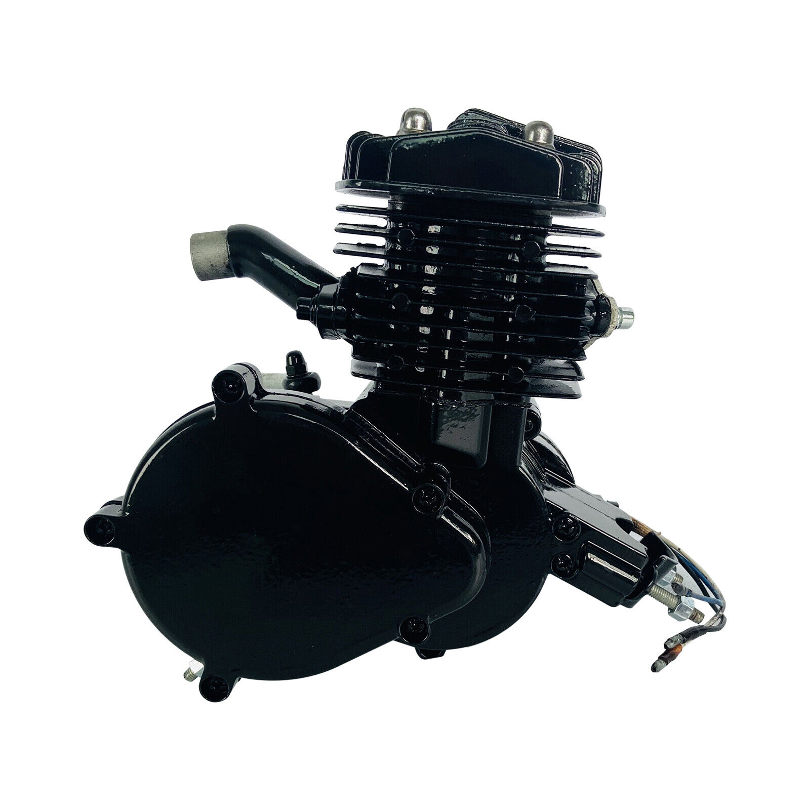 2-Stroke Gasline Engine Motor  80cc for Motorized Bicycle Bike Black 5.5HP