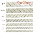 thumbnail image 2 of West Coast Paracord Original Natural Cotton Rope - Choose from 3/4", 11/16", 5/8", 1/2", 3/8", 5/16", 7/32", 3/16" Sizes - Available in 10, 25, 50, 100 Foot Lengths, 2 of 3