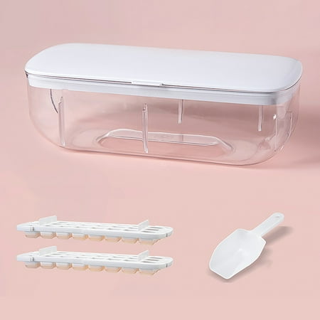 

Silicone Ice Tray Box Pudding Jelly Chocolate Making Mold Box With Ice Shovel