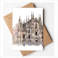 thumbnail image 1 of Milan Cathedral in Milan Italy Greeting Cards You are Invited Invitations, 1 of 3
