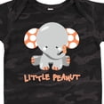 thumbnail image 4 of Inktastic Little Peanut Cute Baby Elephant Boys or Girls Baby Bodysuit, 4 of 5