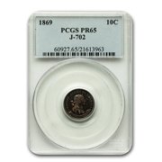 1869 Standard Silver Dime Pattern PR-65 PCGS (J-702)