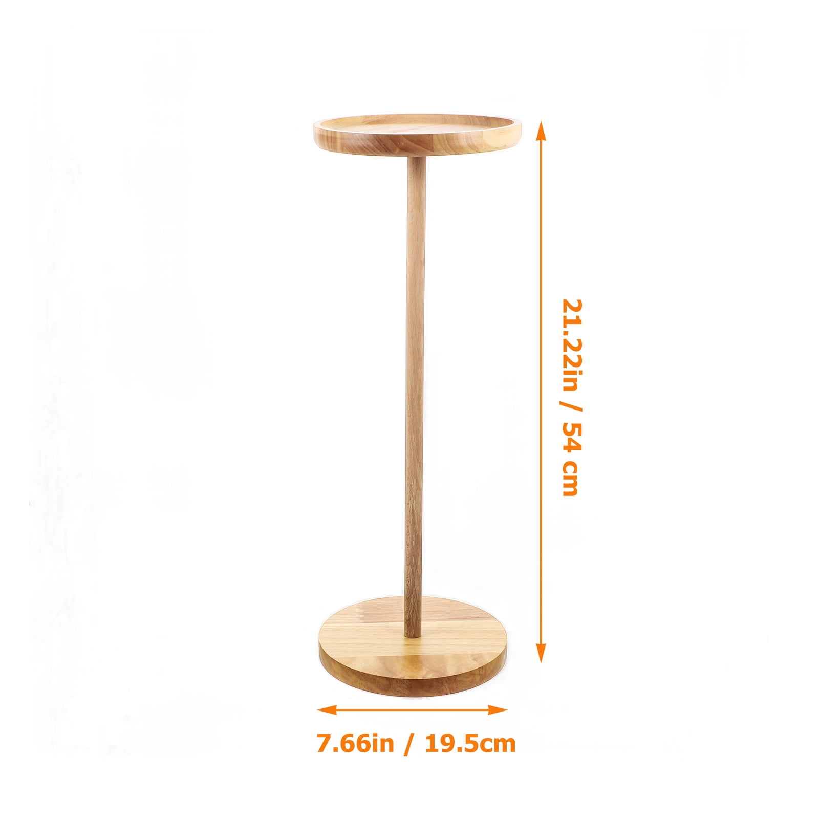 Raindrops Steel Tongue Drum Holder 1-Pack with Premium Khaki Wood Stand, , 19.5x19.5x54cm
