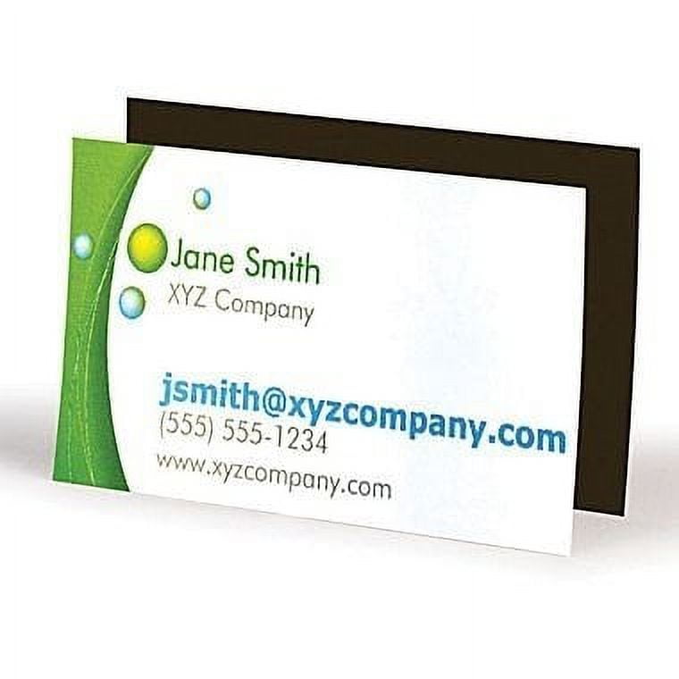 Self Adhesive Business Card Magnets, Peel and Stick, Great Promotional  Product, Value Pack of 100 