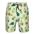thumbnail image 4 of Kll Cartoon Fruit Men'S Casual Summer Beach Shorts Hawaiian Shorts With Pockets-Medium, 4 of 9