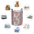 thumbnail image 6 of Balery Cartoon Hearts Round Laundry Basket with Handles Waterproof Freestanding Laundry Hamper for Clothes Toys in the Dorm and Family-Medium, 6 of 8