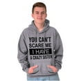 thumbnail image 5 of Cant Scare Me I Have A Crazy Sister Hoodie Sweatshirt Women Men Brisco Brands S, 5 of 6