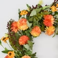 thumbnail image 2 of 26" Dahlia, Pincushion Wreath, 2 of 4