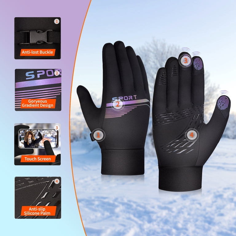 Winter Gloves Men Women Touch Screen Glove Cold Weather Warm Gloves Freezer Work Gloves Mittens Winter Gloves Men Women Touch Screen Glove Cold Weather Warm Gloves Freezer Work Gloves Mittens