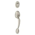 thumbnail image 3 of Schlage F92-PLY Plymouth Dummy Exterior Handleset from The F-Series, Matt Black, 3 of 7