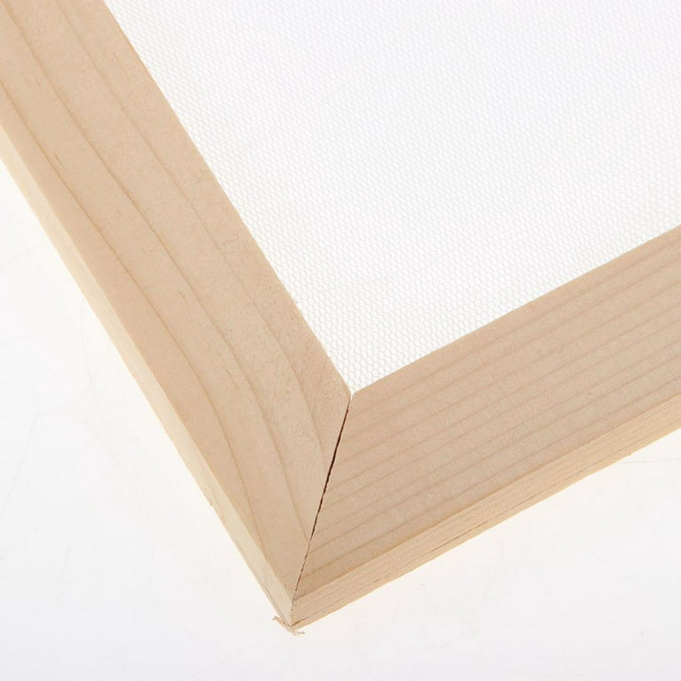 Wooden Paper Making Mould Frame Screen for Handmade Paper Art, Size: 20x30cm