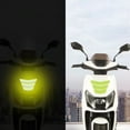thumbnail image 3 of 3Pcs Reflective Sticker Self-adhesive Anti-collision Warning Universal Motorbike Safety Riding Tape Decal Motorcycle Supplies-Fluorescent Yellow, 3 of 8